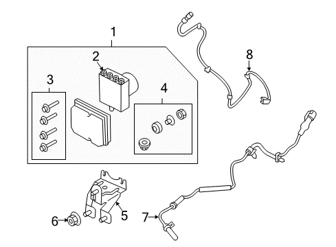2019 Ford Police Interceptor Sedan Control Diagram for FG1Z-2C219-C