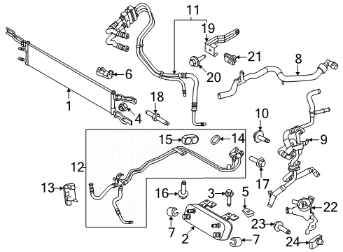 2024 Ford Bronco Oil Cooler Diagram 3