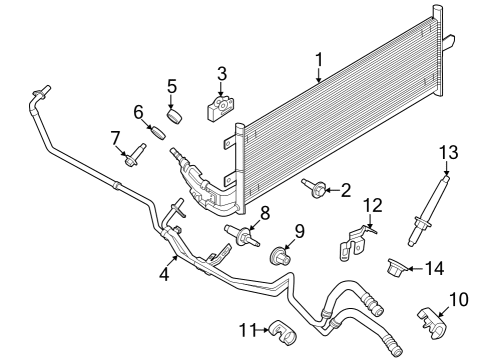 2024 Ford Mustang Tube Assembly Diagram for PR3Z-7R081-F