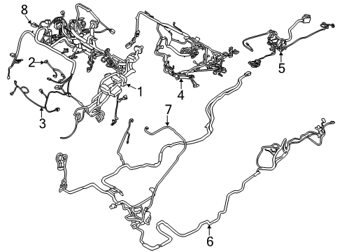 2020 Ford Fusion Wire Assembly Diagram for KS7Z-12A581-AN