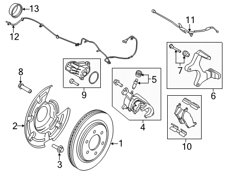 2020 Ford F-150 Housing Diagram for JL3Z-2552-D