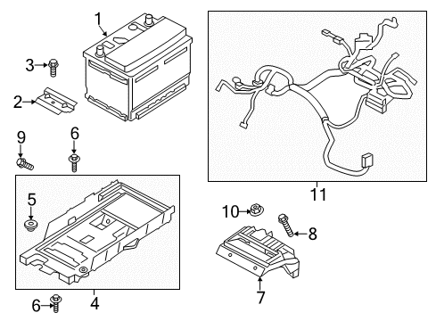 2020 Ford Fusion Module Diagram for GG9Z-7B012-ABNP