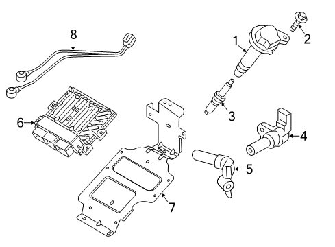 2023 Ford Transit Engine Control Module - EEC Diagram for LK4Z-12A650-C