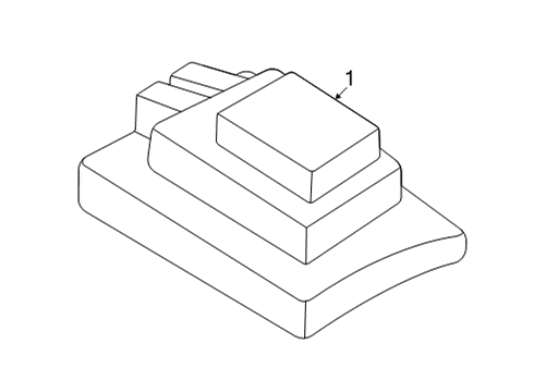 2025 Ford Maverick LAMP ASY - LICENCE PLATE Diagram for NZ6Z-13550-A