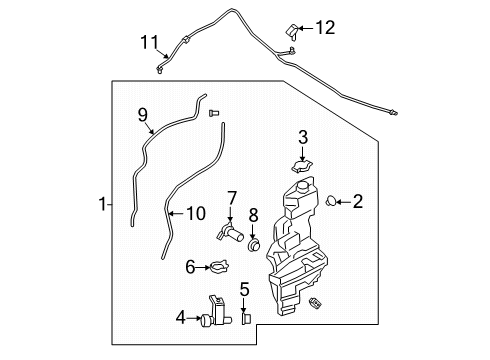 2025 Lincoln Navigator Carrier & Components - Spare Tire Diagram 2