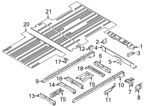 Member - Side Diagram for LK4Z-6110457-A