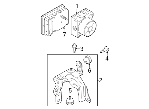 2024 Ford Maverick Control Diagram for PZ6Z-2C219-B