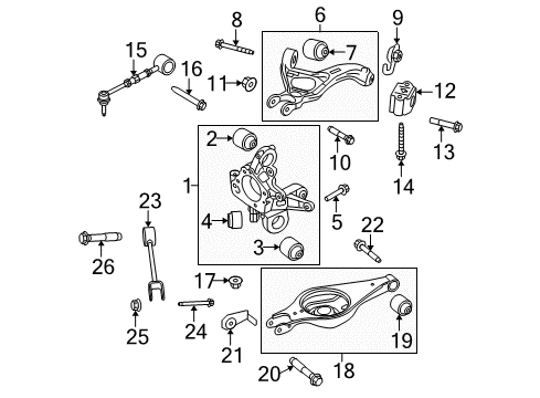 2019 Ford Police Interceptor Sedan Arm Assembly - Rear Suspension Diagram for DB5Z-5A804-C