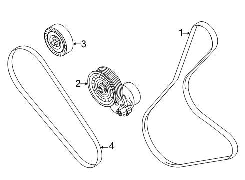 2025 Ford Maverick Belts & Pulleys Diagram 2