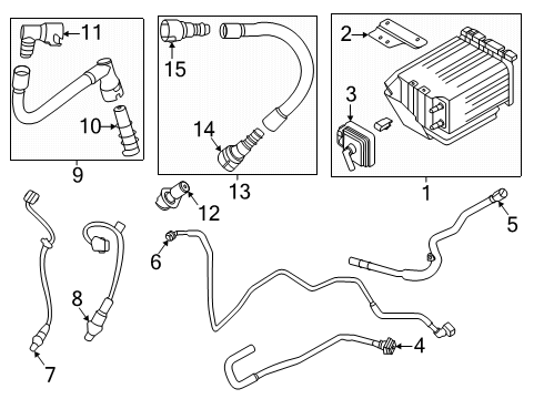 2025 Ford Transit SENSOR - HEGO Diagram for LK4Z-9F472-F
