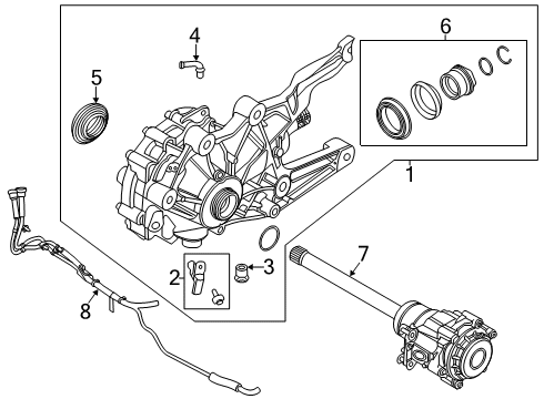 2021 Ford Explorer Ring Diagram for L1MZ-4B409-B