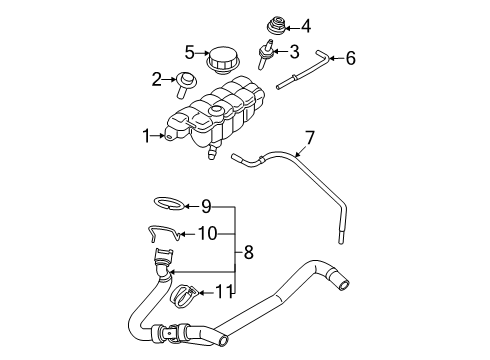 2025 Ford F-150 Coolant Reservoir Diagram 3
