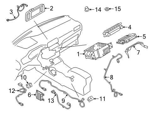 2020 Ford Escape Unit Central Processing Diagram for LU5Z-14G371-AP