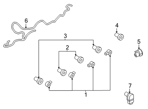 2022 Ford F-150 Wiring Assembly Diagram for ML3Z-13A576-PN