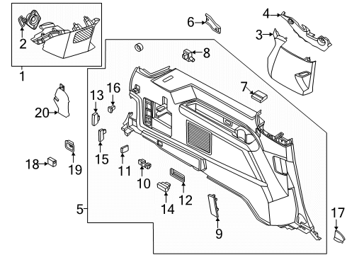 2025 Ford Expedition Power Seats Diagram 2