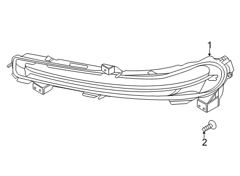 2023 Lincoln Aviator Lamp Assembly Diagram for LC5Z-15A201-H