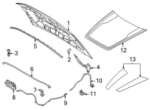 2025 Ford Maverick CABLE ASY - CONTROL Diagram for S1PZ-16916-A