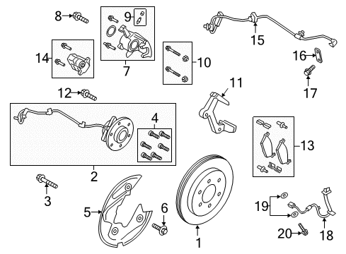 2020 Lincoln Navigator Housing Diagram for JL1Z-2552-B