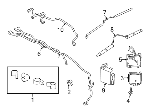 2022 Lincoln Nautilus Control Unit Diagram for FA1Z-14B291-C