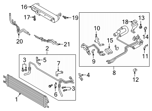 2020 Ford Explorer Trans Oil Cooler Diagram 3