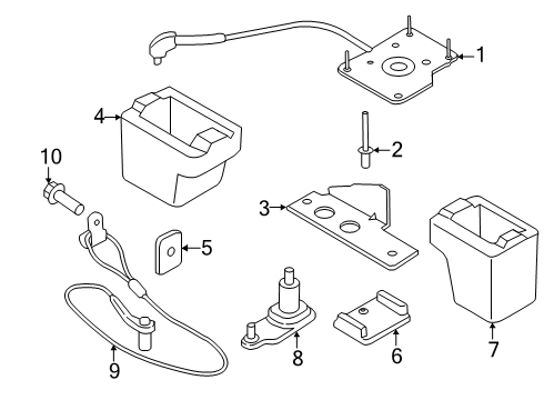 2024 Ford Transit Blind Rivet Diagram for -W722159-S300