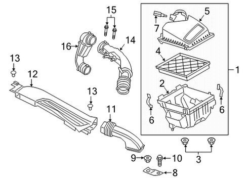 2025 Ford Bronco Sport Stud Diagram for -W719660-S442