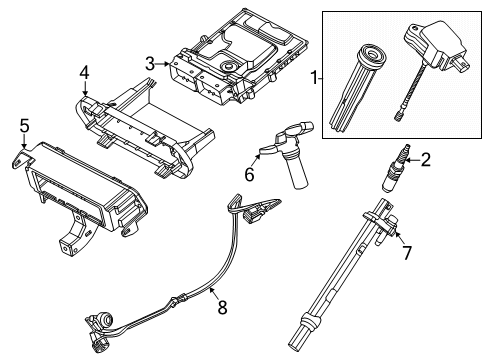 2025 Ford Ranger Engine Control Module - EEC Diagram for RB3Z-12A650-A