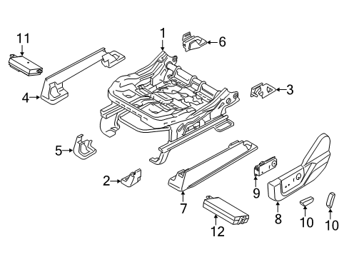 2020 Ford F-150 Knob - Control Diagram for HL3Z-14711-AB