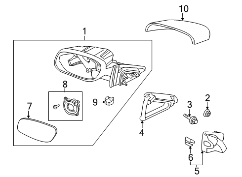 2019 Ford Police Interceptor Sedan Clip Diagram for -W704817-S439