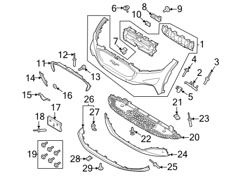 2023 Ford Mustang Mach-E Cover Diagram for LJ8Z-17D957-BBPTM