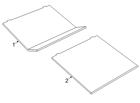 2025 Ford F-150 Exterior Trim - Pick Up Box Diagram 4