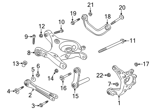 2020 Ford Explorer KIT - BUSHING REPAIR Diagram for LB5Z-5B758-A