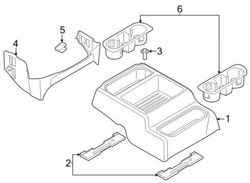 2023 Ford F-350 Super Duty Panel - Instrument Diagram for PC3Z-2604608-AA