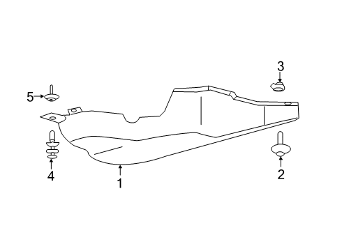 2020 Ford Explorer Air Deflector Diagram for L1MZ-7811778-A