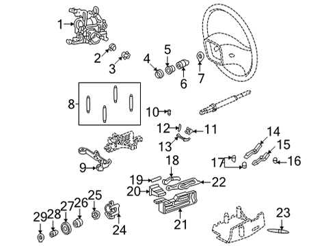 2023 Ford E-350/E-350 Super Duty Cam Diagram for F57Z-3E695-A