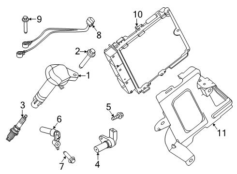2025 Ford Transit Engine Control Module - EEC Diagram for PK4Z-12A650-A