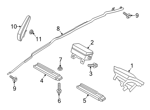 2020 Lincoln MKZ Air Bag Module Diagram for JP5Z-78043B13-AE