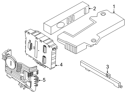 2025 Lincoln Nautilus Transceiver Diagram for FT4Z-15607-A