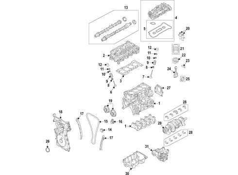 2021 Ford Bronco Sport Bolt Diagram for -W720160-S437