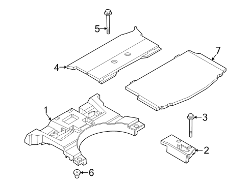 2025 Ford Police Interceptor Utility Support Diagram for RB5Z-78310B17-A