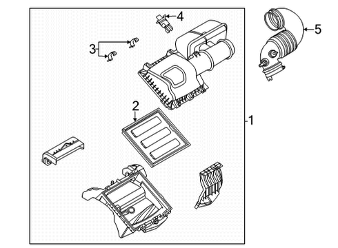 2021 Ford E-350/E-350 Super Duty Sensor Assembly Diagram for JX6Z-12B579-A
