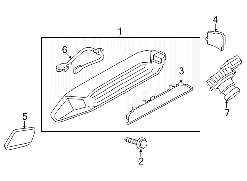 2024 Ford Transit 350 Parking Aid Diagram 4