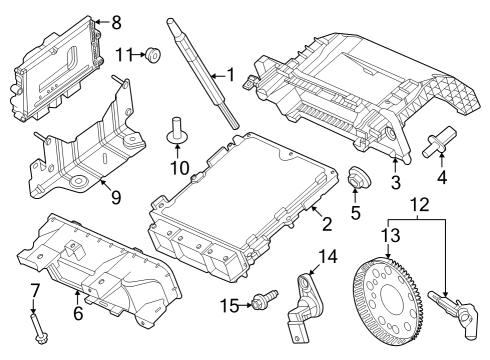 2024 Ford F-250 Super Duty Engine Control Module - EEC Diagram for PC3Z-12A650-C
