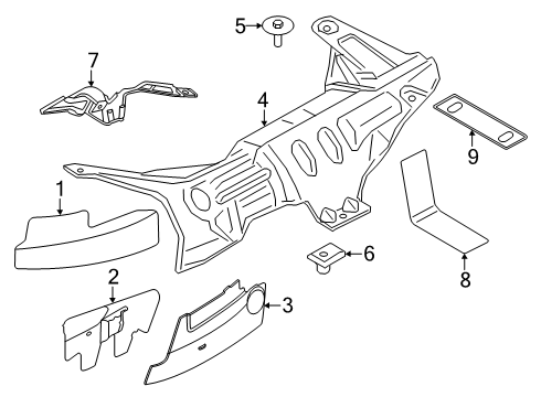 2025 Ford F-150 Heat Shields Diagram 2