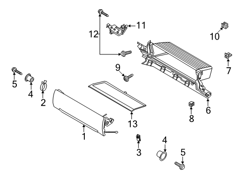 2025 Ford F-150 Glove Box Diagram 3