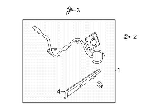 2024 Ford Escape Screw Diagram for -W719900-S450L