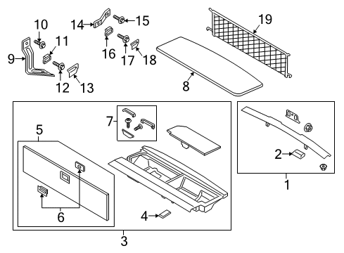 2021 Ford Expedition Support Diagram for JL1Z-78310B16-AF