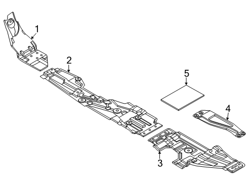 2025 Ford Ranger Heat Shields Diagram 2