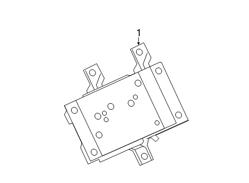 2024 Lincoln Aviator Transceiver Diagram for NB5Z-14G229-A