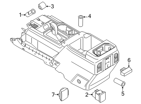 2023 Ford F-150 Lightning SOCKET ASY - ADDITIONAL Diagram for MU5Z-19N236-D